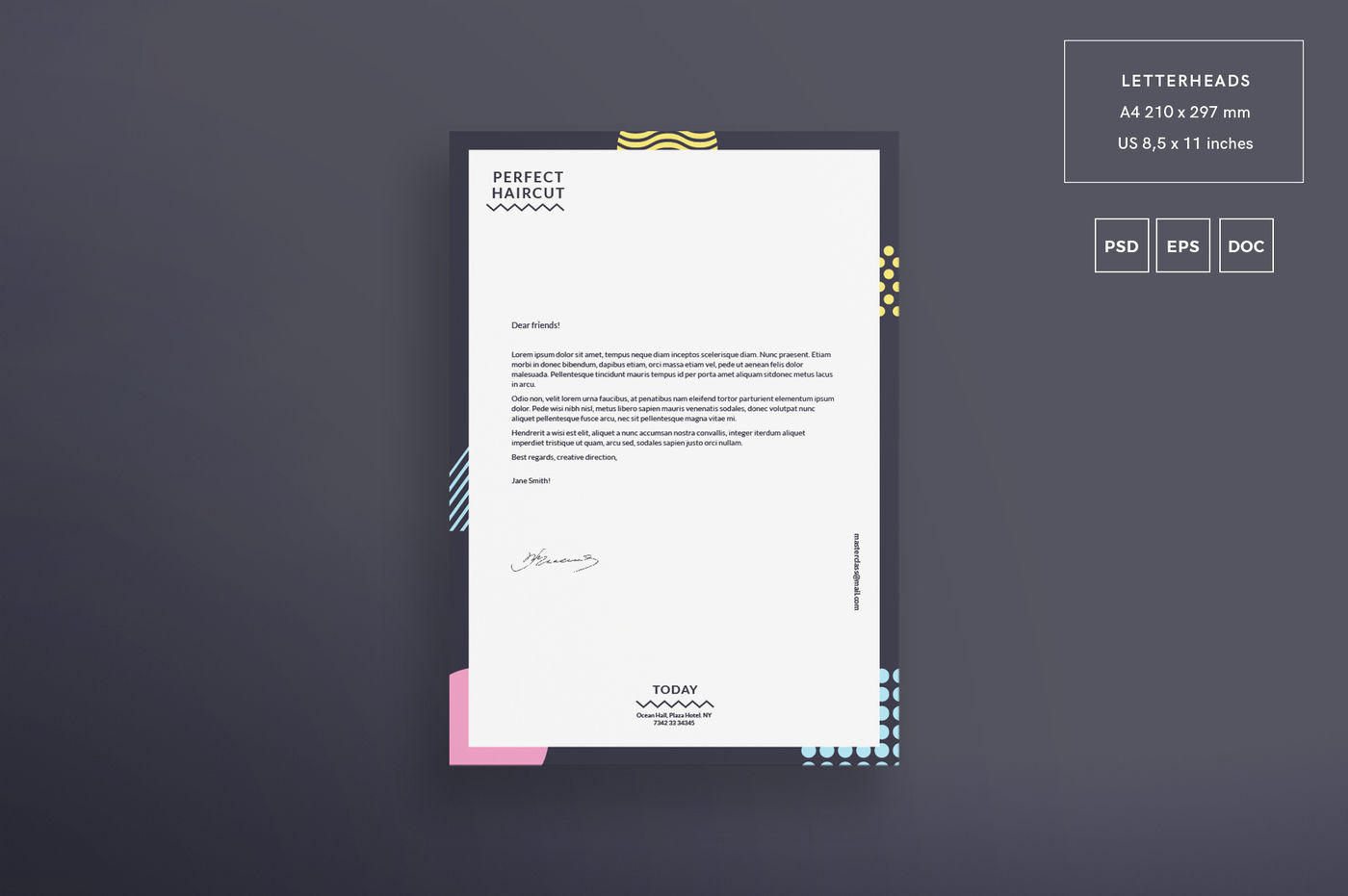 Download A4 Envelope Mockup Free Psd Yellowimages