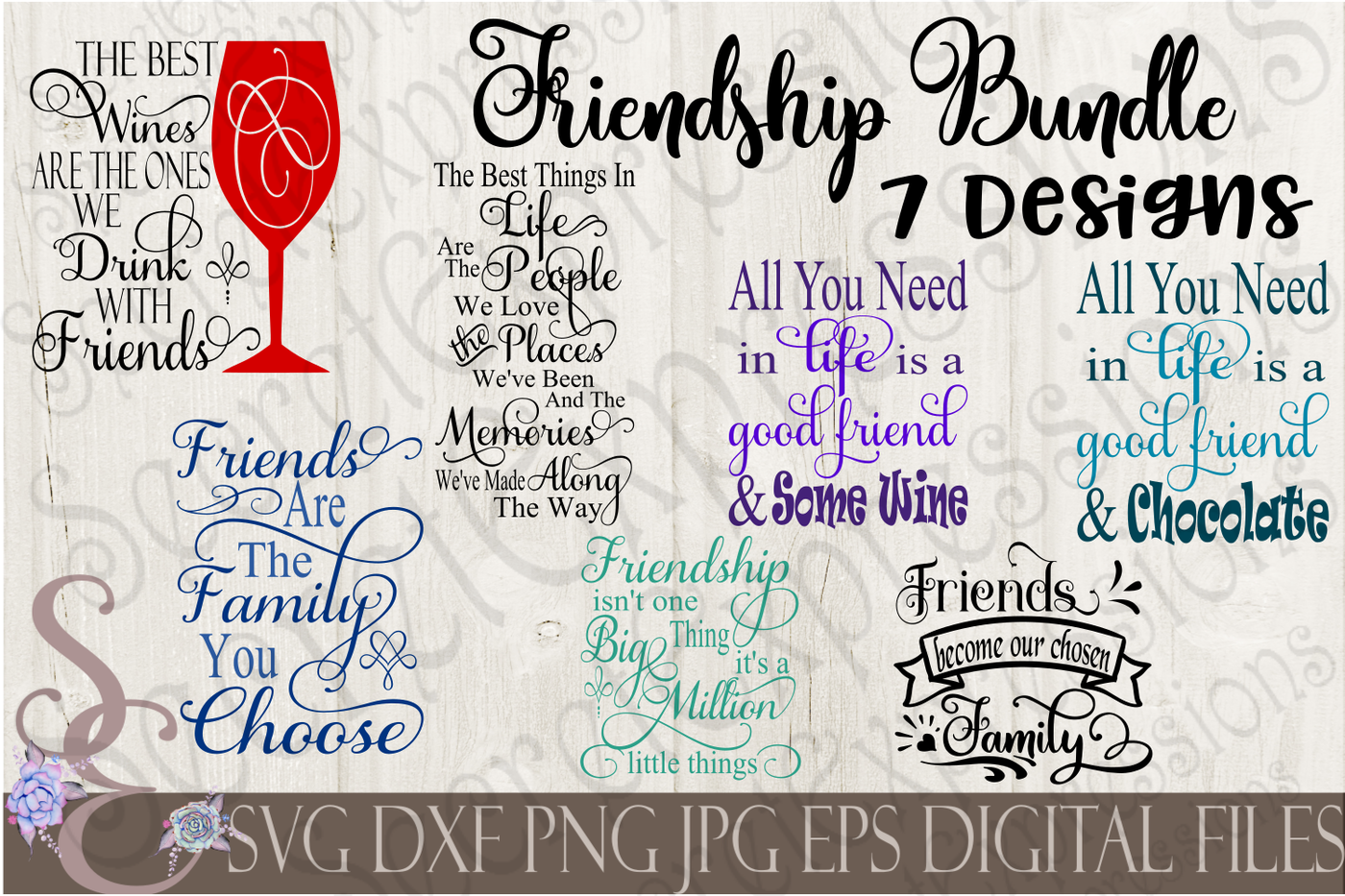 Download Friendship Friend Svg Bundle By Secretexpressionssvg Thehungryjpeg Com