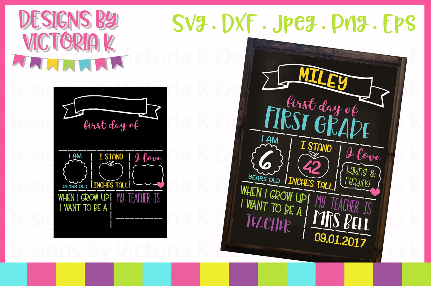 Download Back to school board, chalkboard style svg file, SVG, DXF, EPS Files, Cricut Design Space, Vinyl ...