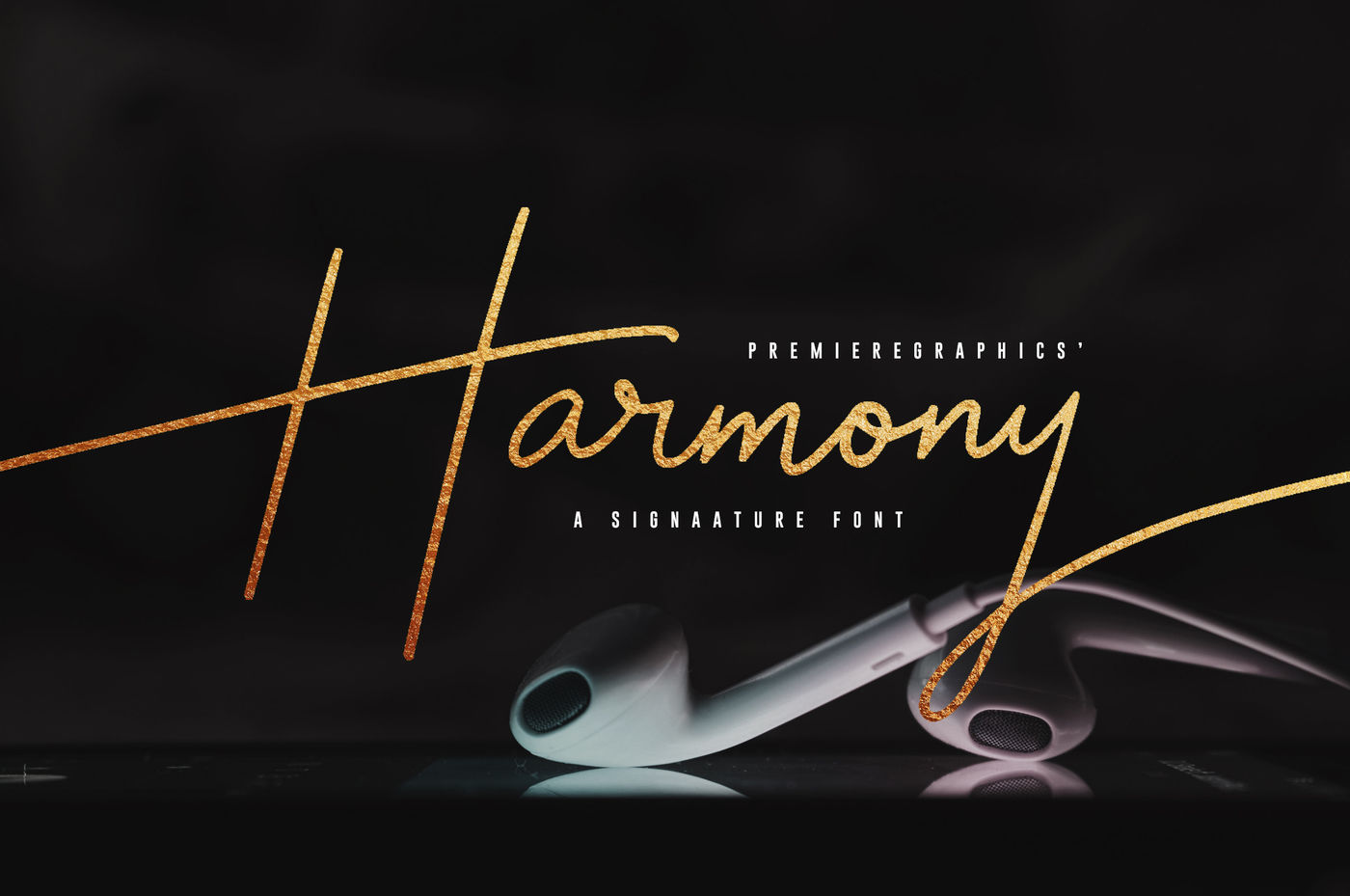 Harmony Script Font By Premiere Graphics Thehungryjpeg Com