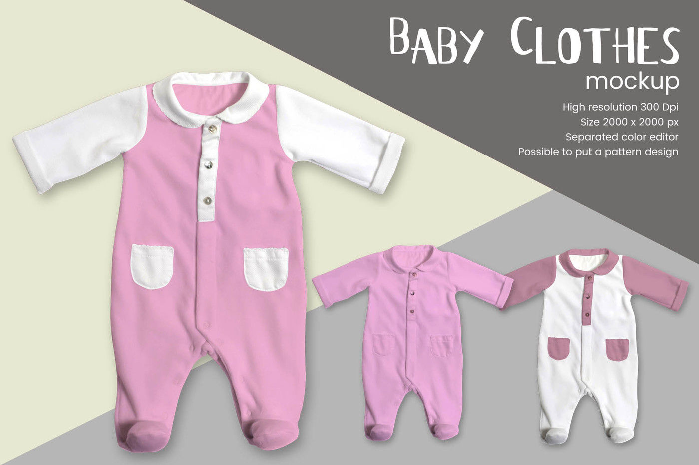 Download Baby Clothes Mockup By gumacreative | TheHungryJPEG.com
