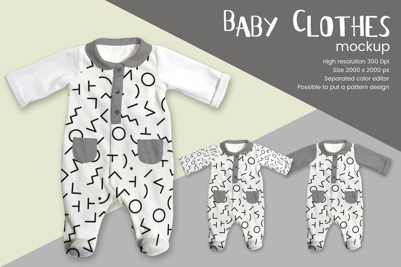 Download Baby Clothes Mockup By gumacreative | TheHungryJPEG.com