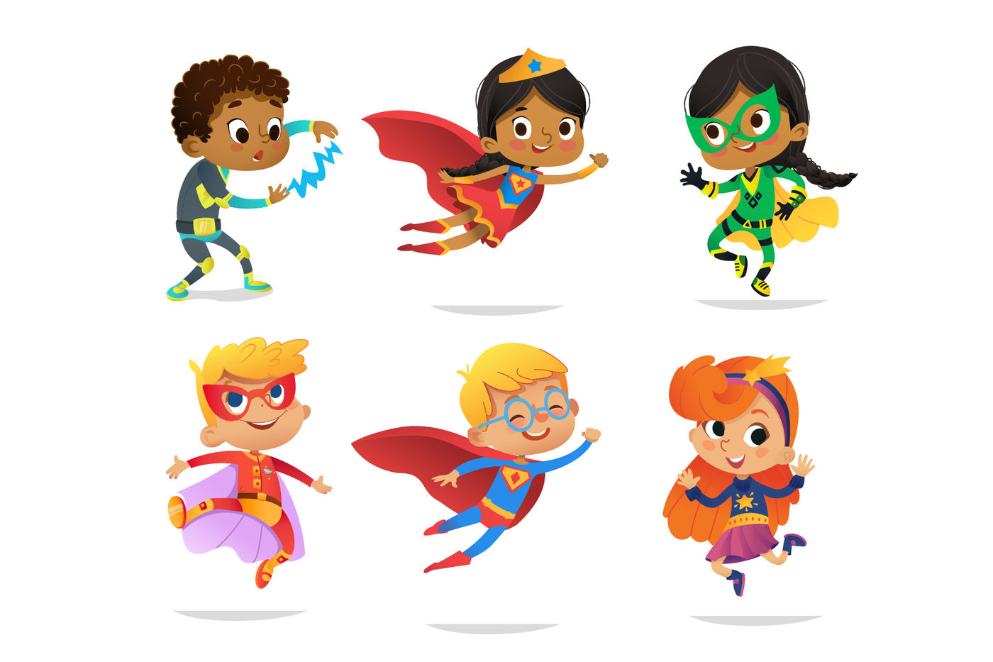 36 Kids Superhero Clipart Superheroes Kids Clipart 