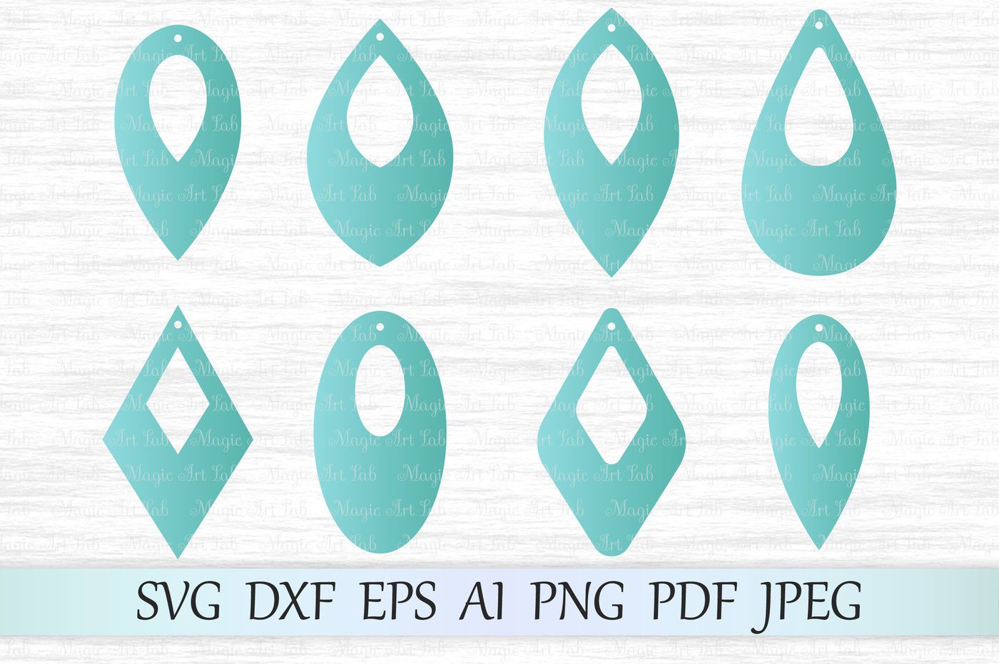 Download Earrings svg, Earrings template svg, Earrings cut file, Earrings dxf By MagicArtLab ...