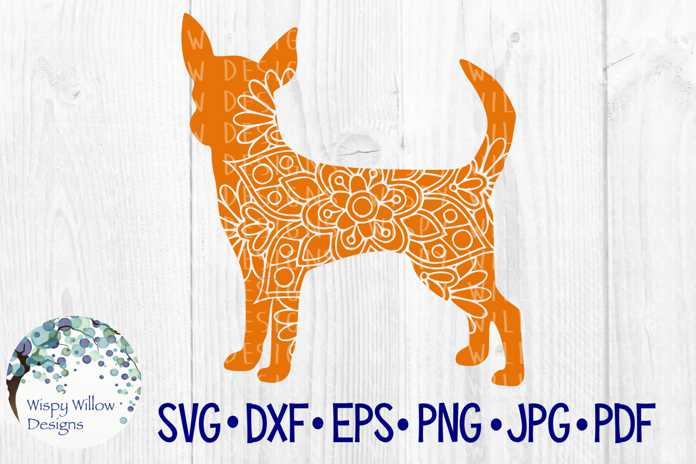 Download Chihuahua Dog Animal Mandala Svg Dxf Eps Png Jpg Pdf By Wispy Willow Designs Thehungryjpeg Com