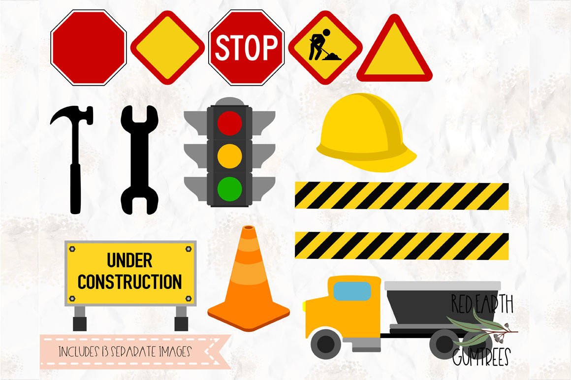 Under construction birthday party theme SVG, PNG, DXF, PDF ...