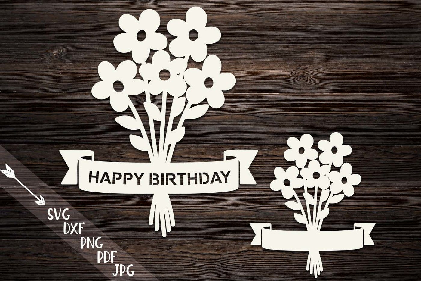 Download Flowers Bouquet Paper Cut Template Laser Cut Papercutting File Svg By Kartcreation Thehungryjpeg Com