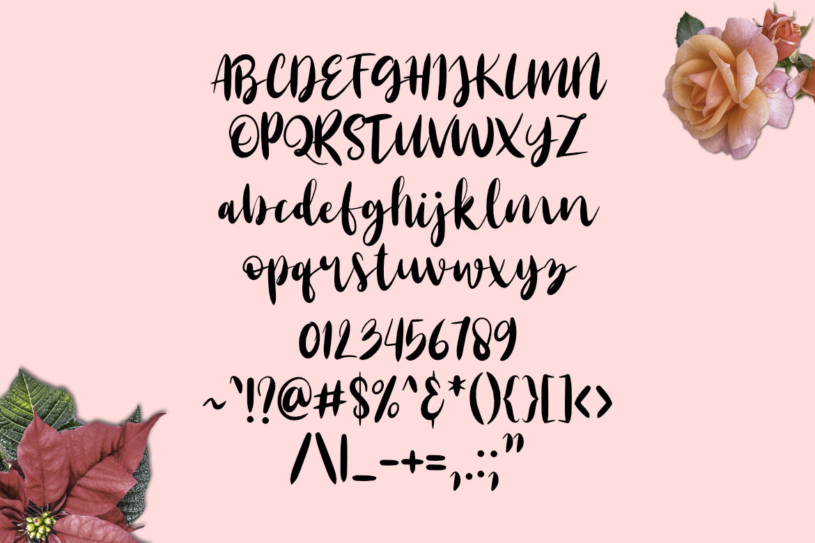 Last Rose Font By YandiDesigns | TheHungryJPEG