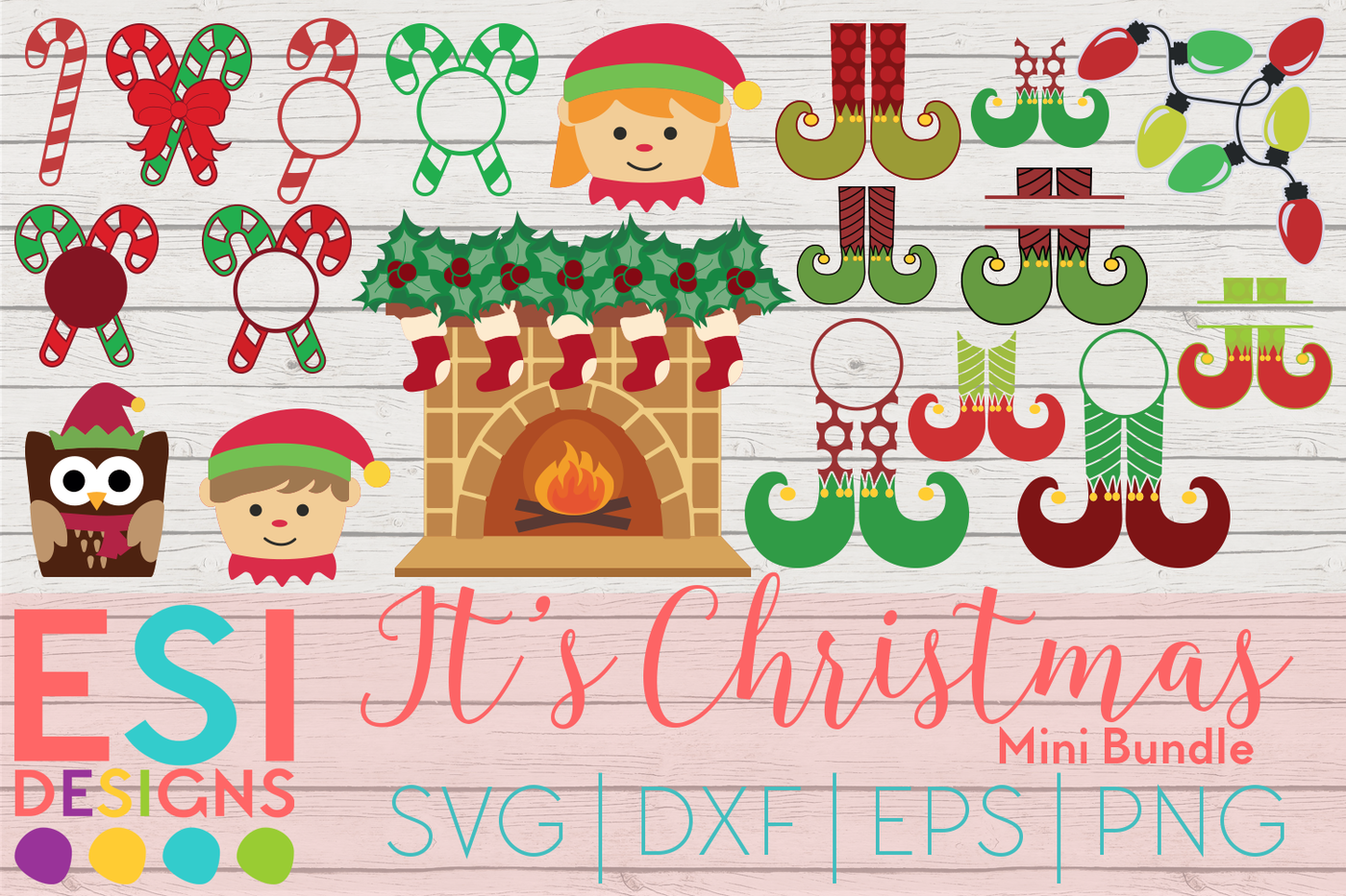 Download It's Christmas Mini Bundle | SVG, DXF, EPS, PNG By ESI ...