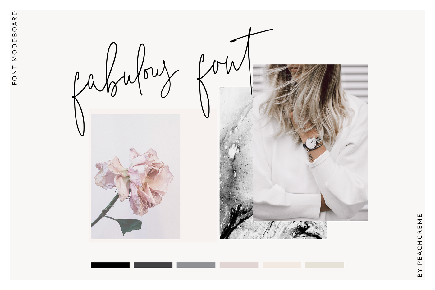 The Styled Edit Chic Ligature Font By Peachcreme Thehungryjpeg Com