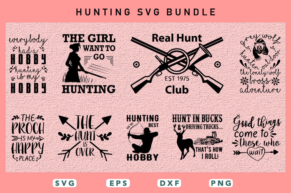 39 Hunting SVG Bundle By teewinkle | TheHungryJPEG.com