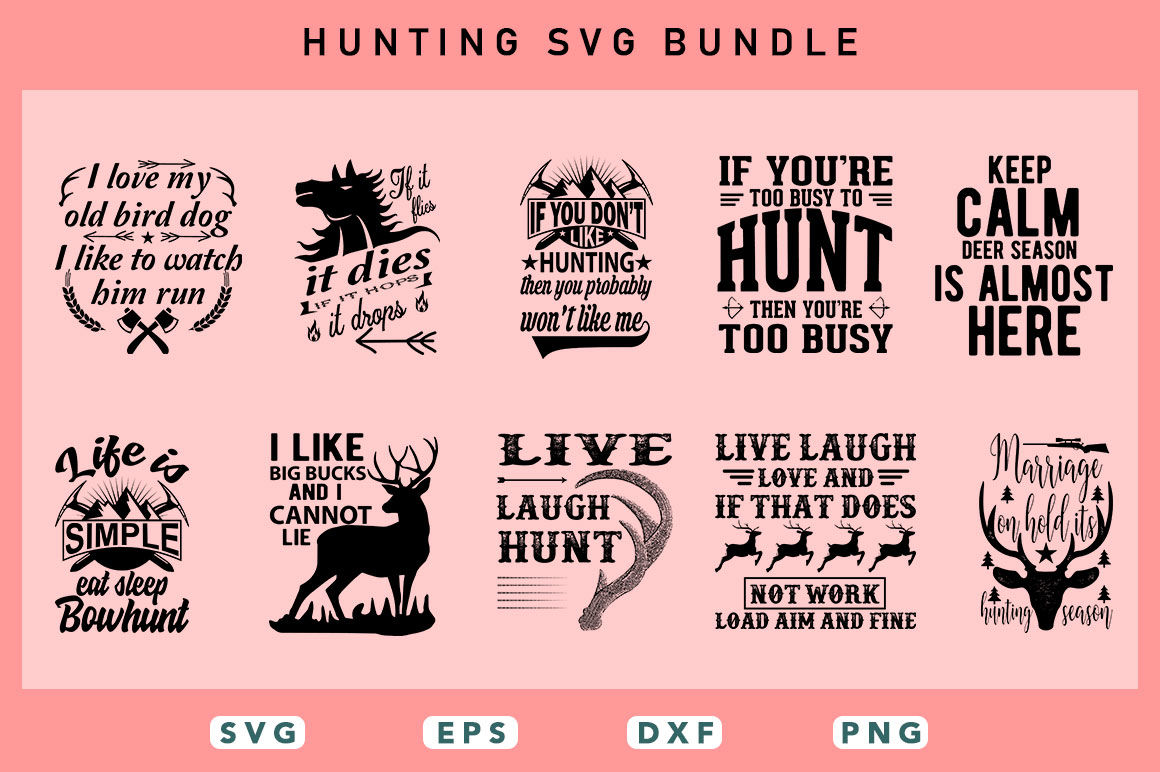 Download 39 Hunting SVG Bundle By teewinkle | TheHungryJPEG.com