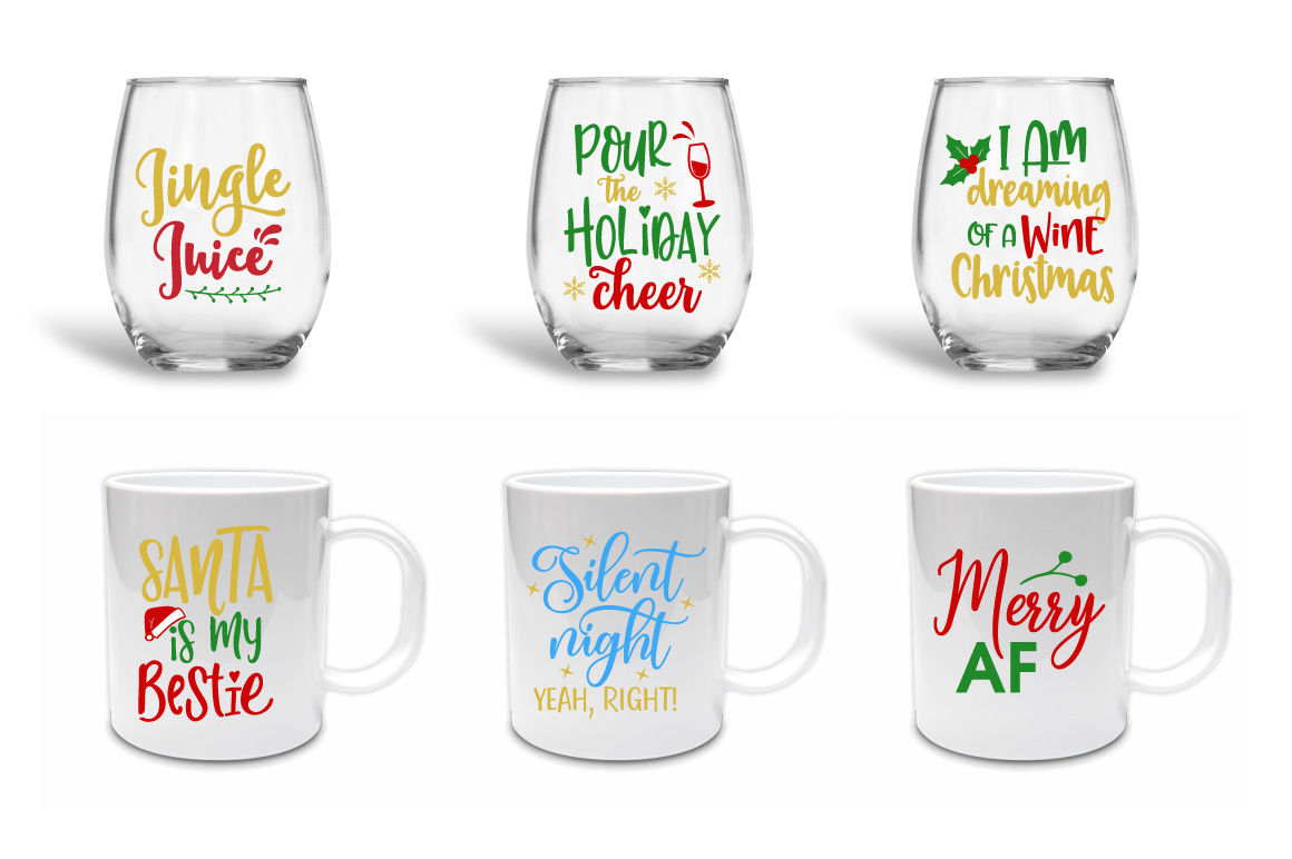 Download Funny Christmas Quotes Bundle Svg Eps Dxf Png By Craft Pixel Perfect Thehungryjpeg Com