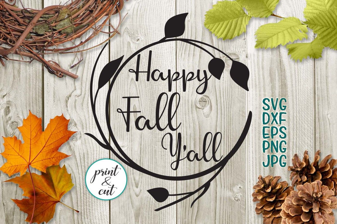 Download happy fall yall svg, happy fall y'all, svg cricut file ...