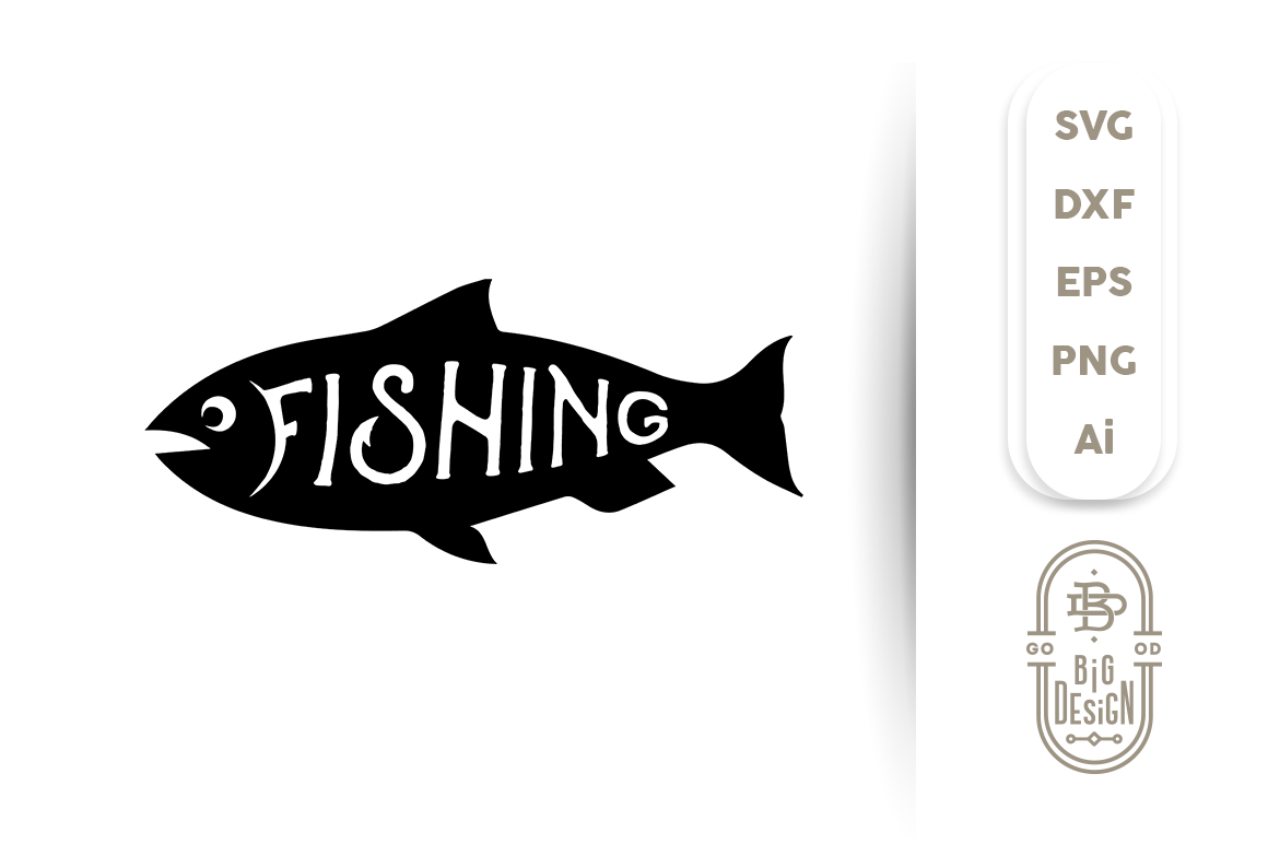 Fishing SVG, Fish on Clip Art, Vector Fishing, Clipart Fishing, Cricut,  Fishing Cut File, Fishing Png, Silhouette, Fish Svg, Dxf, Eps, Png 