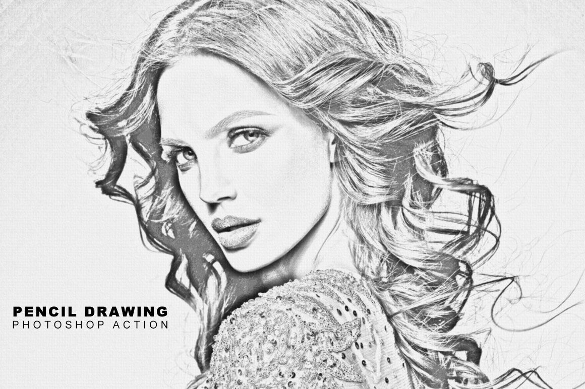 View Pencil Sketch Photoshop Action Vk Pictures