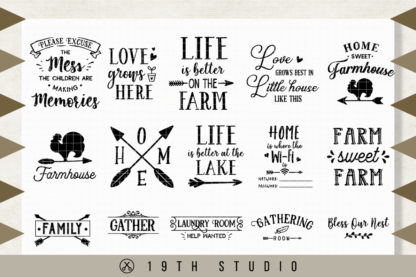 Free Free 346 Farmhouse Home Sweet Home Svg SVG PNG EPS DXF File