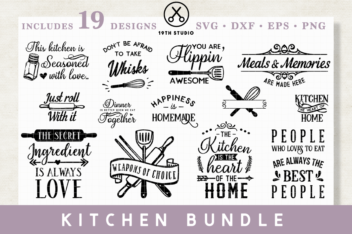 New Download Free Svg Files Creative Fabrica Kitchen Seasoned With Love Svg