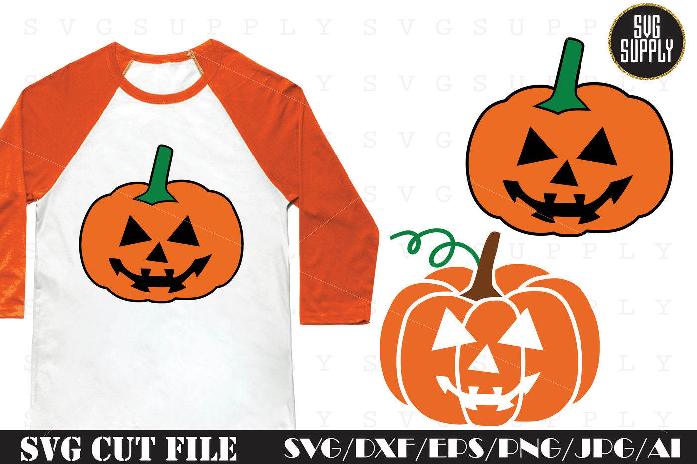Halloween Pumpkin Svg Cut File By Svgsupply Thehungryjpeg Com