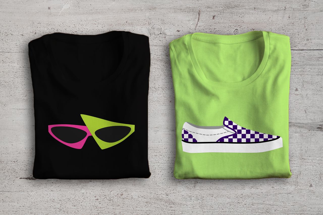 80s Fashion Set | SVG | PNG | DXF By Designed by Geeks | TheHungryJPEG.com