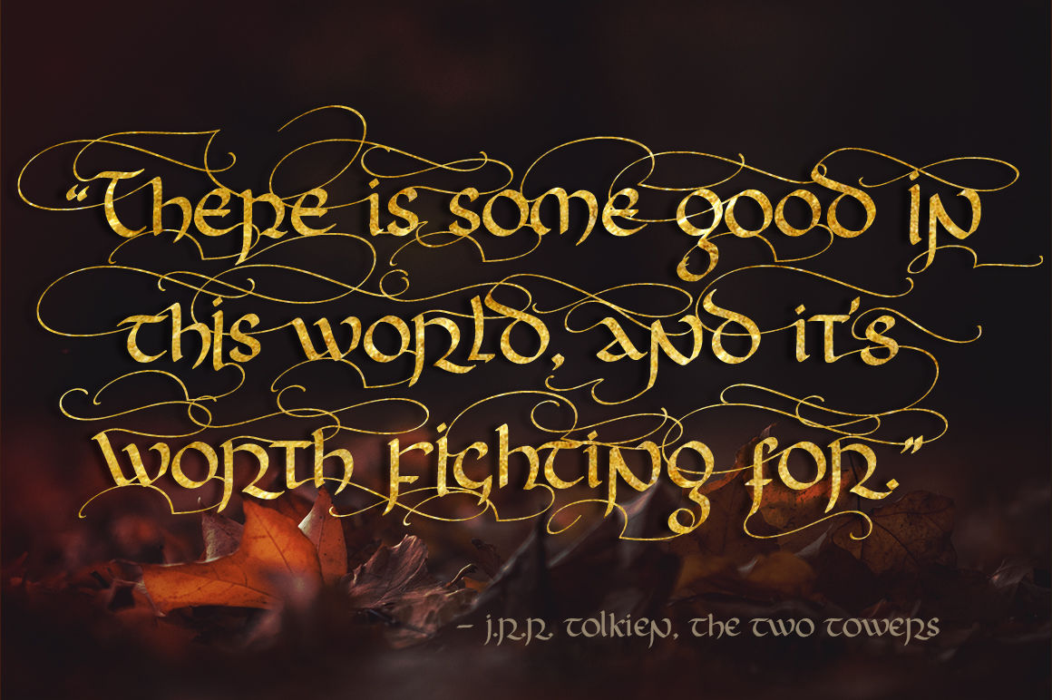 Rivendell Full Of Magic Font By Red Ink Thehungryjpeg Com