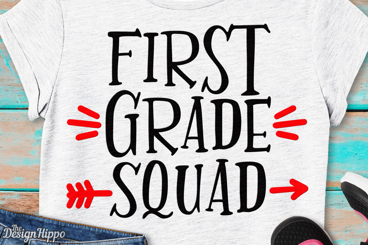 First Grade Squad 1st Grade Teacher Back To School Svg Png Cut Files By The Design Hippo Thehungryjpeg Com