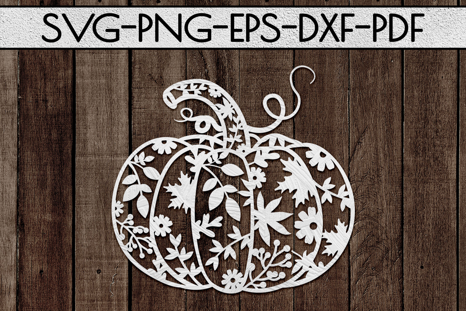 Download Pumpkin SVG Cutting File, Autumn, Fall DXF, EPS, PNG By Mulia Designs | TheHungryJPEG.com