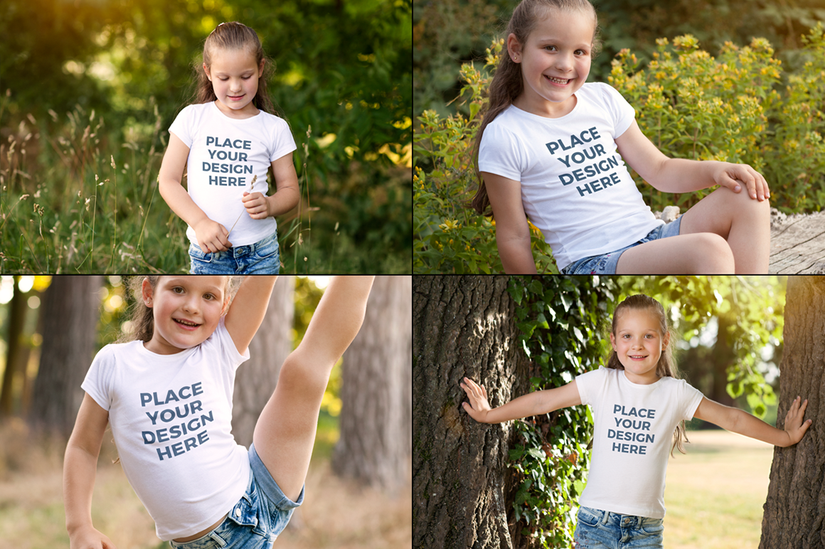 Download Girl T Shirt Mockup Psd Yellowimages