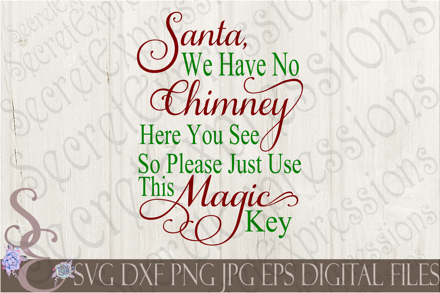 Santa's Magic Key By SecretExpressionsSVG