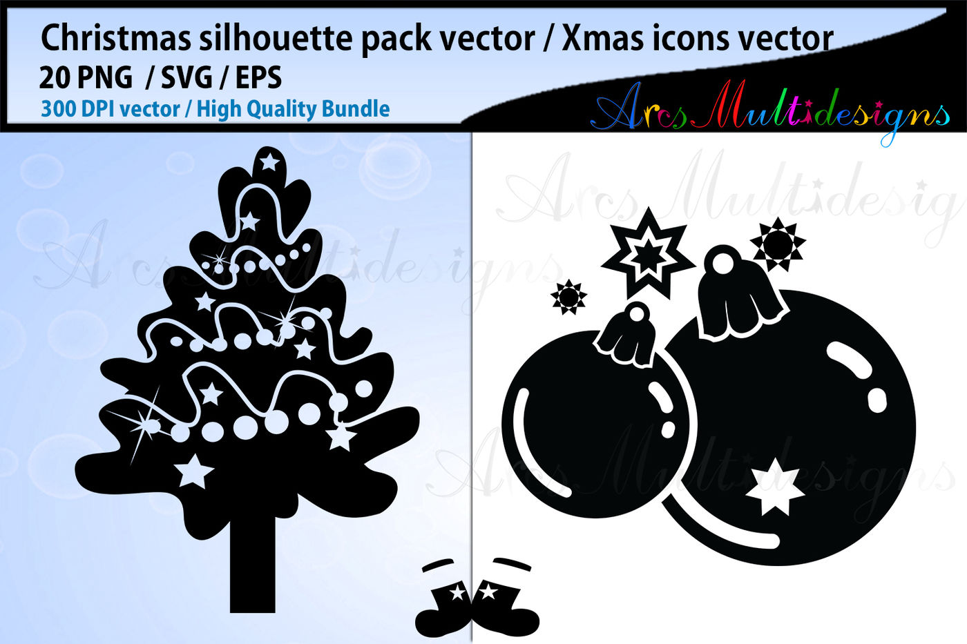 Download X Mas Svg Silhouettes Christmas Svg Silhouette Bundle Xmas Icon By Arcsmultidesignsshop Thehungryjpeg Com