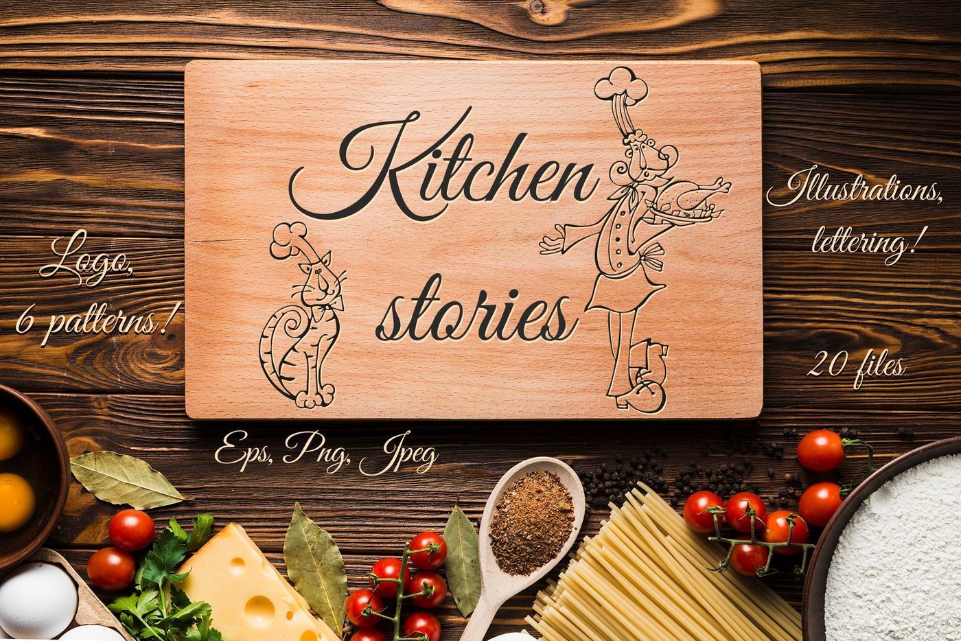 kitchen stories thehungryjpeg cart