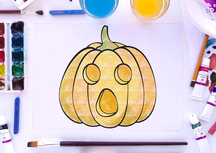 Pumpkins Halloween Digital Stamp Laser Cutting Templates By Bunart Thehungryjpeg Com