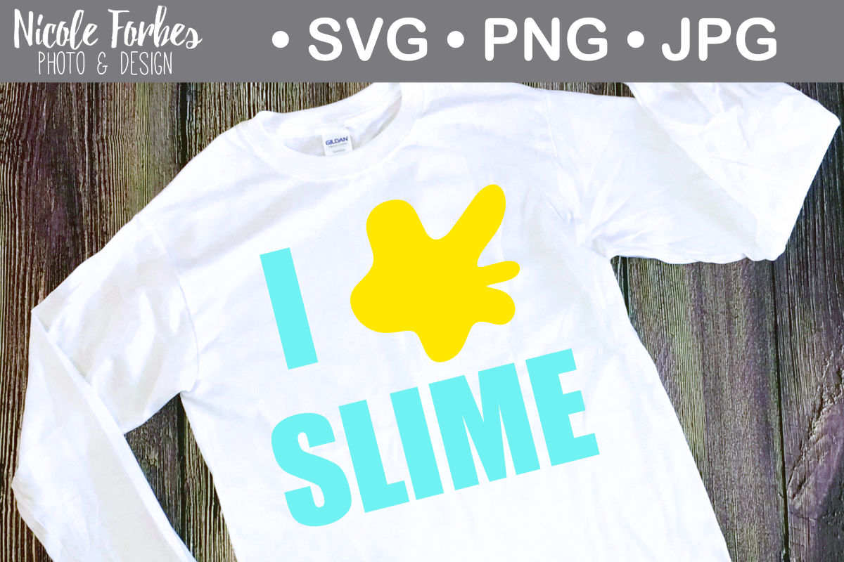 Download I love slime SVG Cut File By Nicole Forbes Designs ...