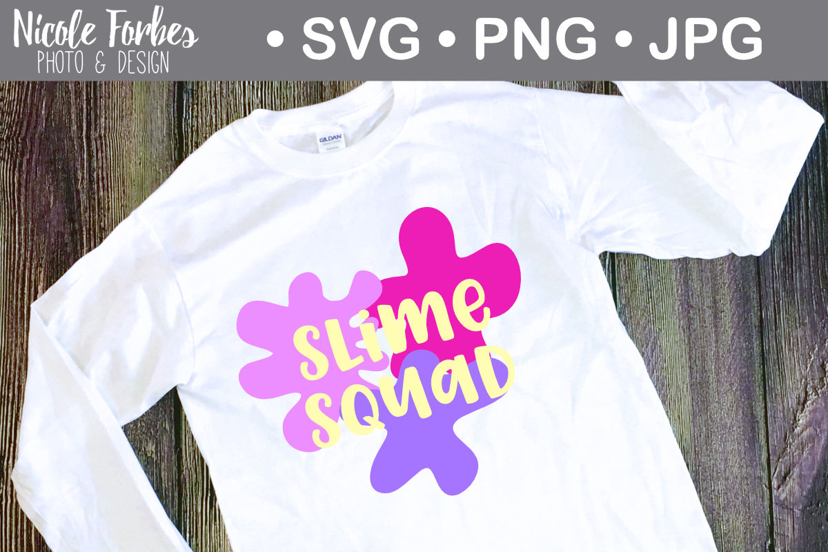Slime Squad Svg Cut File By Nicole Forbes Designs Thehungryjpeg Com