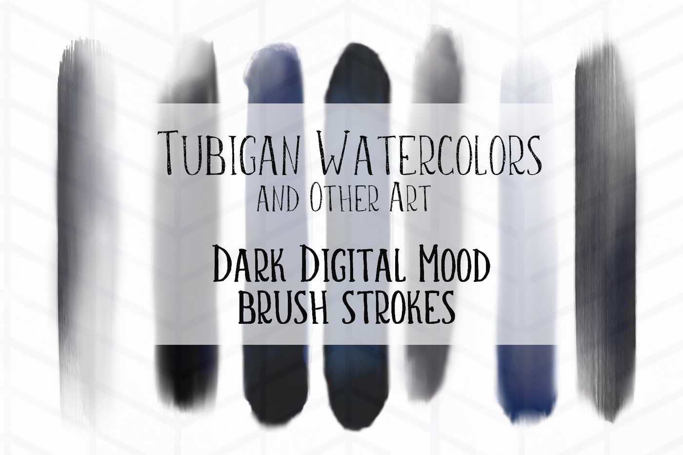 Dark Digital Mood Brush Strokes By Tubigan Art Thehungryjpeg Com