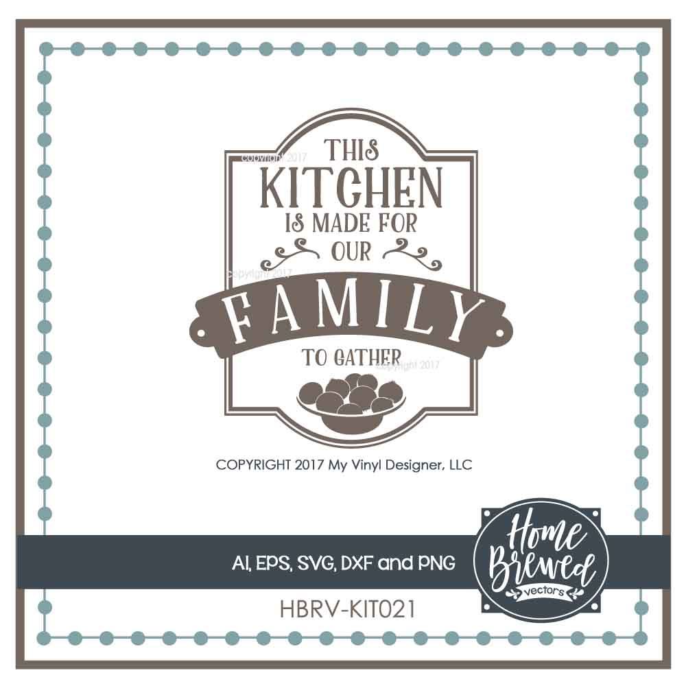 Download Kitchen Svg Cut File Family Vector By My Vinyl Designer Thehungryjpeg Com