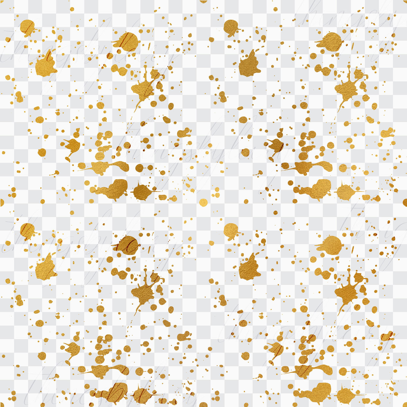 14 Seamless Gold Paint Splatter Overlay Images By ArtInsider