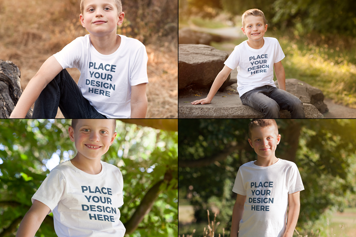 Download Boys T-shirt Mock-up By Mint Pixels | TheHungryJPEG.com