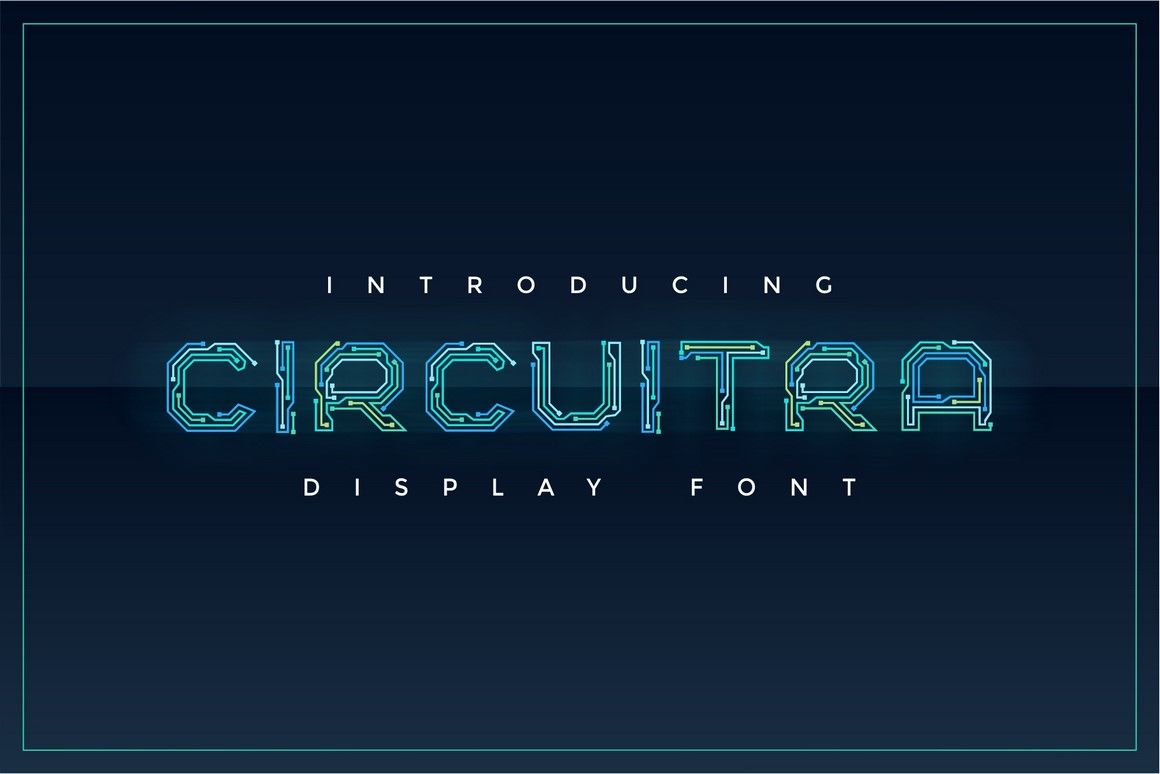 Circuitra Color Font By Putracetol Studio Thehungryjpeg Com