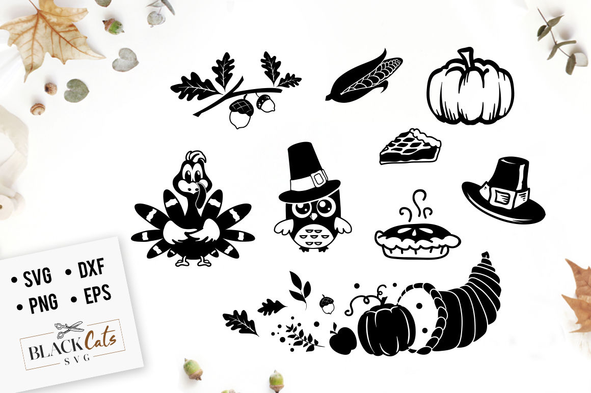 Download Thanksgiving SVG pack By BlackCatsSVG | TheHungryJPEG.com