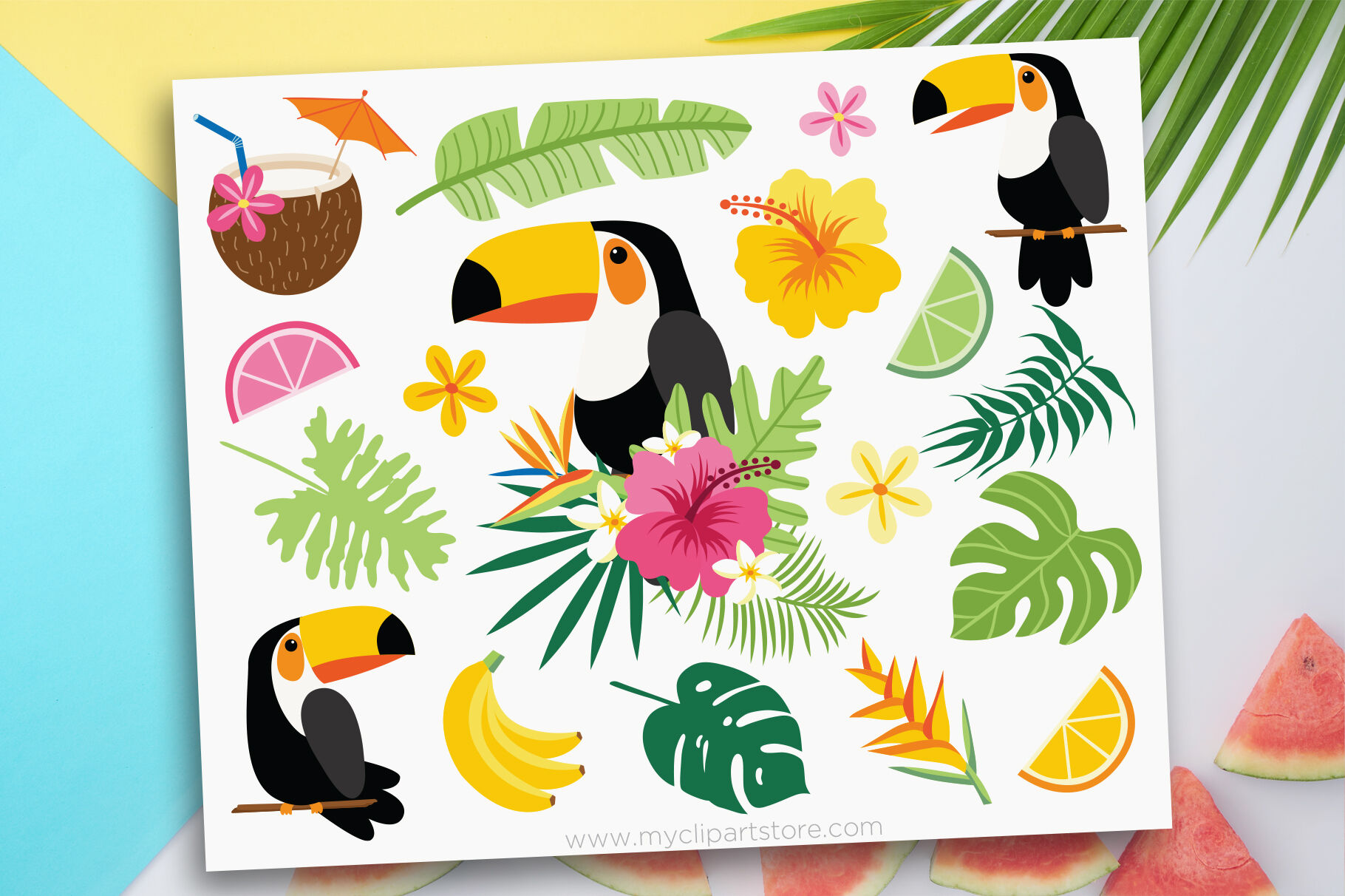 Download Tropical Toucan Clipart, Vector, Sublimation, SVG By MyClipArtStore | TheHungryJPEG.com