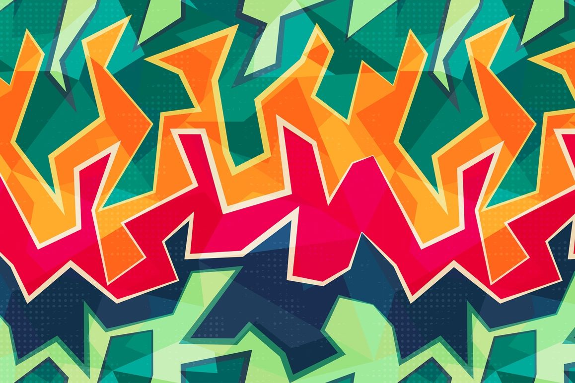 Download Graffiti vector patterns pack By Gudinny | TheHungryJPEG.com