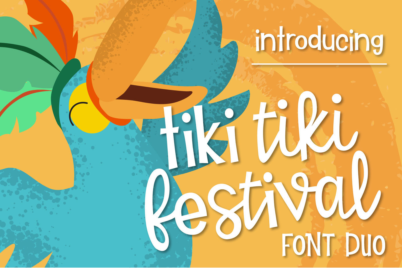 Tiki Tiki Festival Font Duo By TuNeuwin | TheHungryJPEG.com