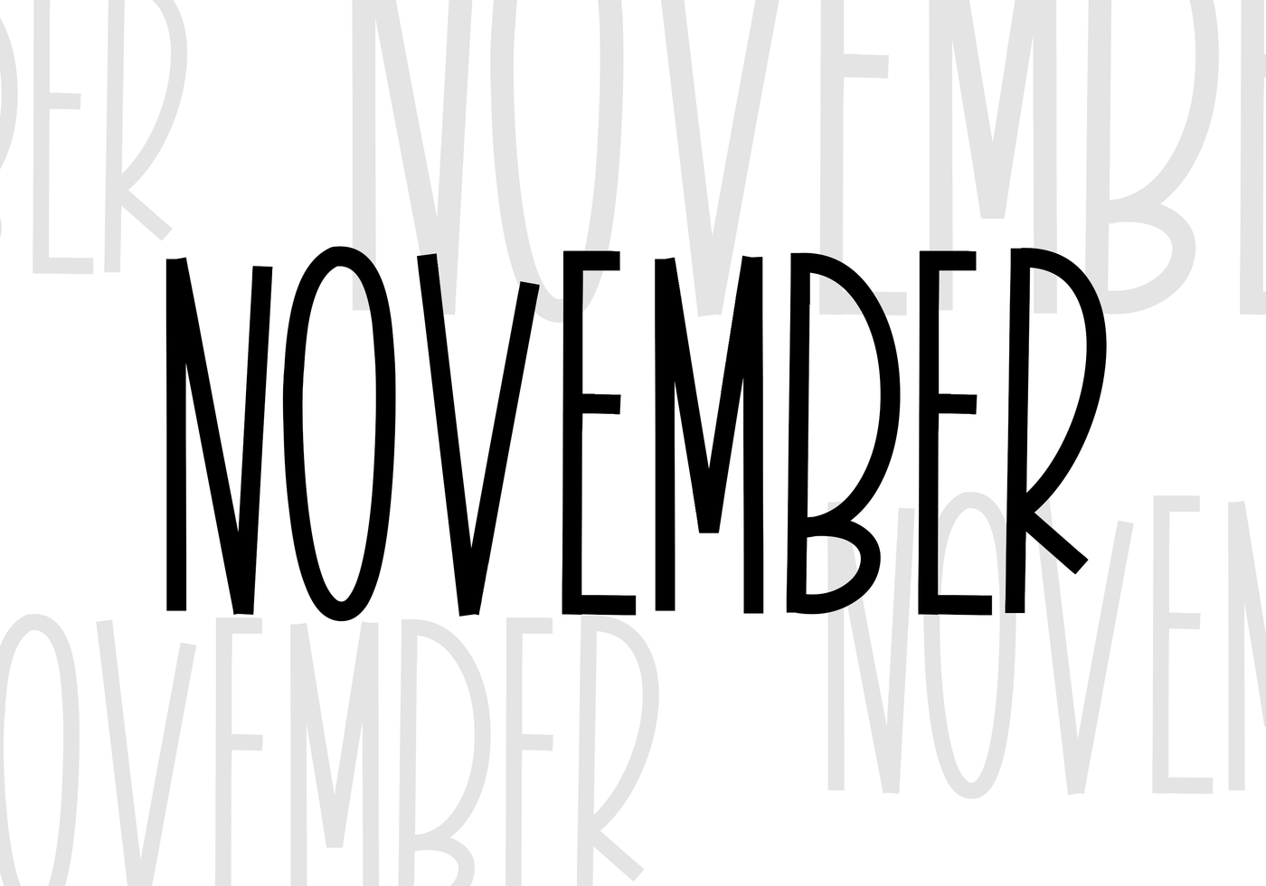 November A Tall Handwritten Font By Ka Designs Thehungryjpeg