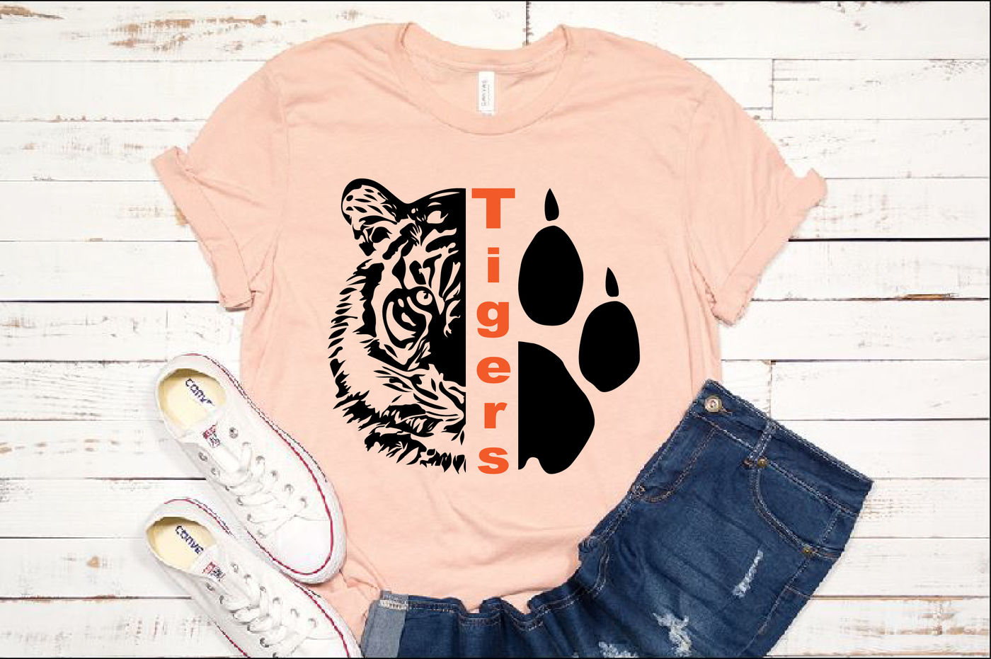 svg tiger school spirit shirts