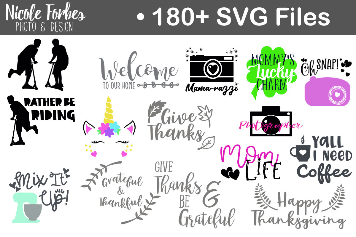 Download Mega SVG Bundle By Nicole Forbes Designs | TheHungryJPEG.com