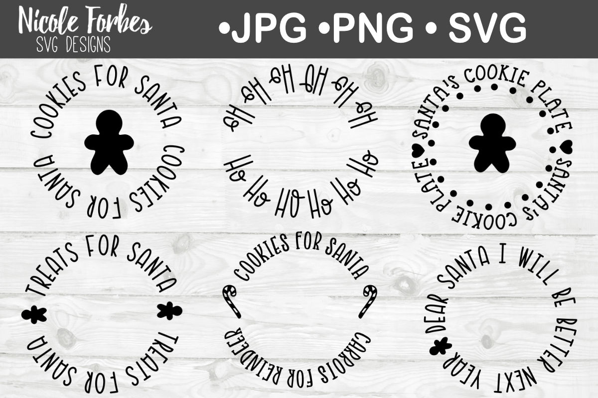 Download Christmas Plate SVG Bundle By Nicole Forbes Designs ...