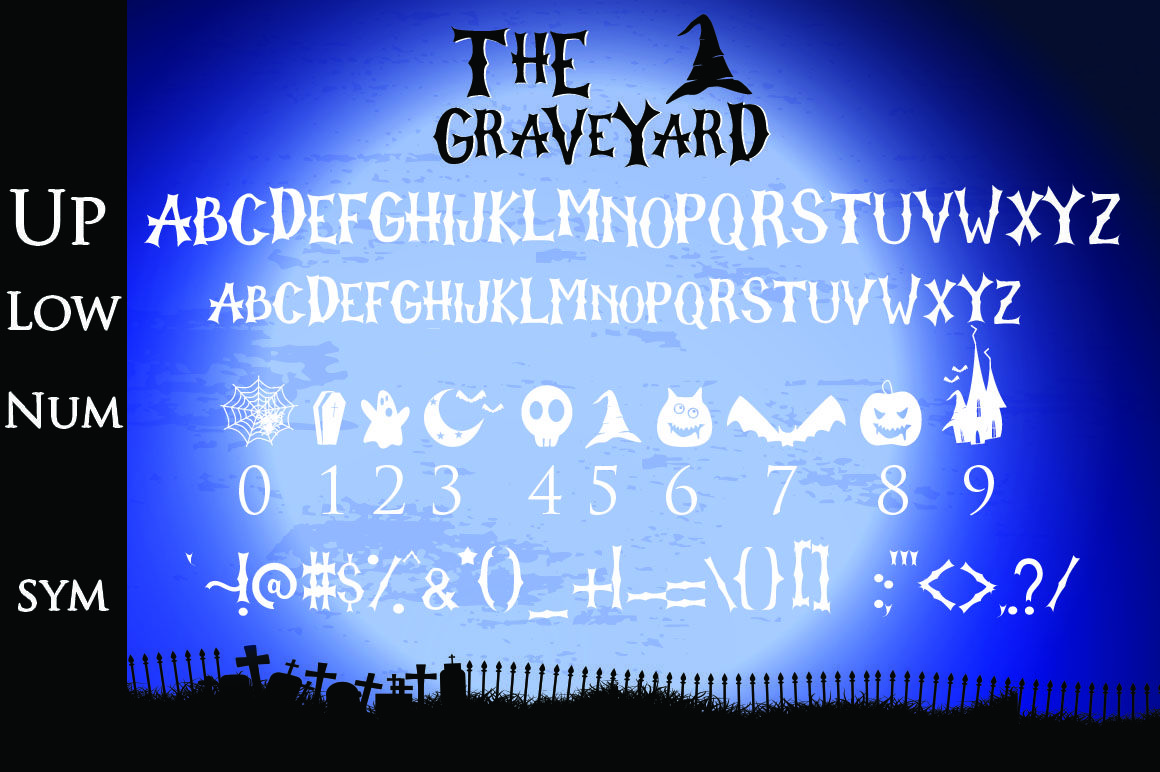 The Graveyard Spooky Font By Dmletter31 Thehungryjpeg Com