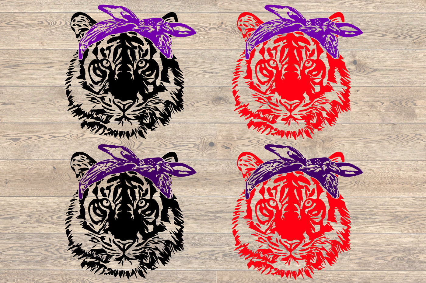 Wild Tiger Head bandana SVG wild tigers african king zoo ...