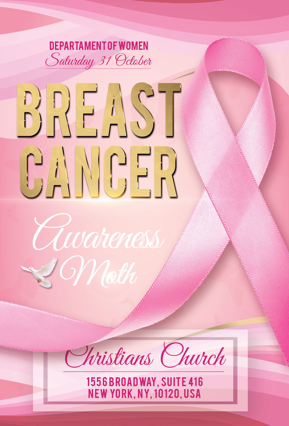 Free Breast Cancer Awareness Pamphlets Printable Printable Templates 